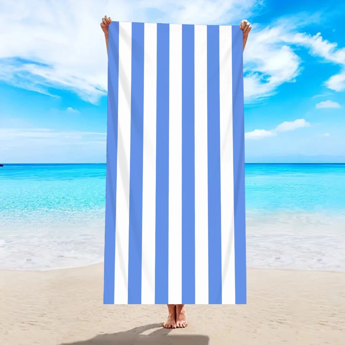 Essential Collection | Beach Towel with Ultra-Fine Fiber for Quick Drying & High Absorbency