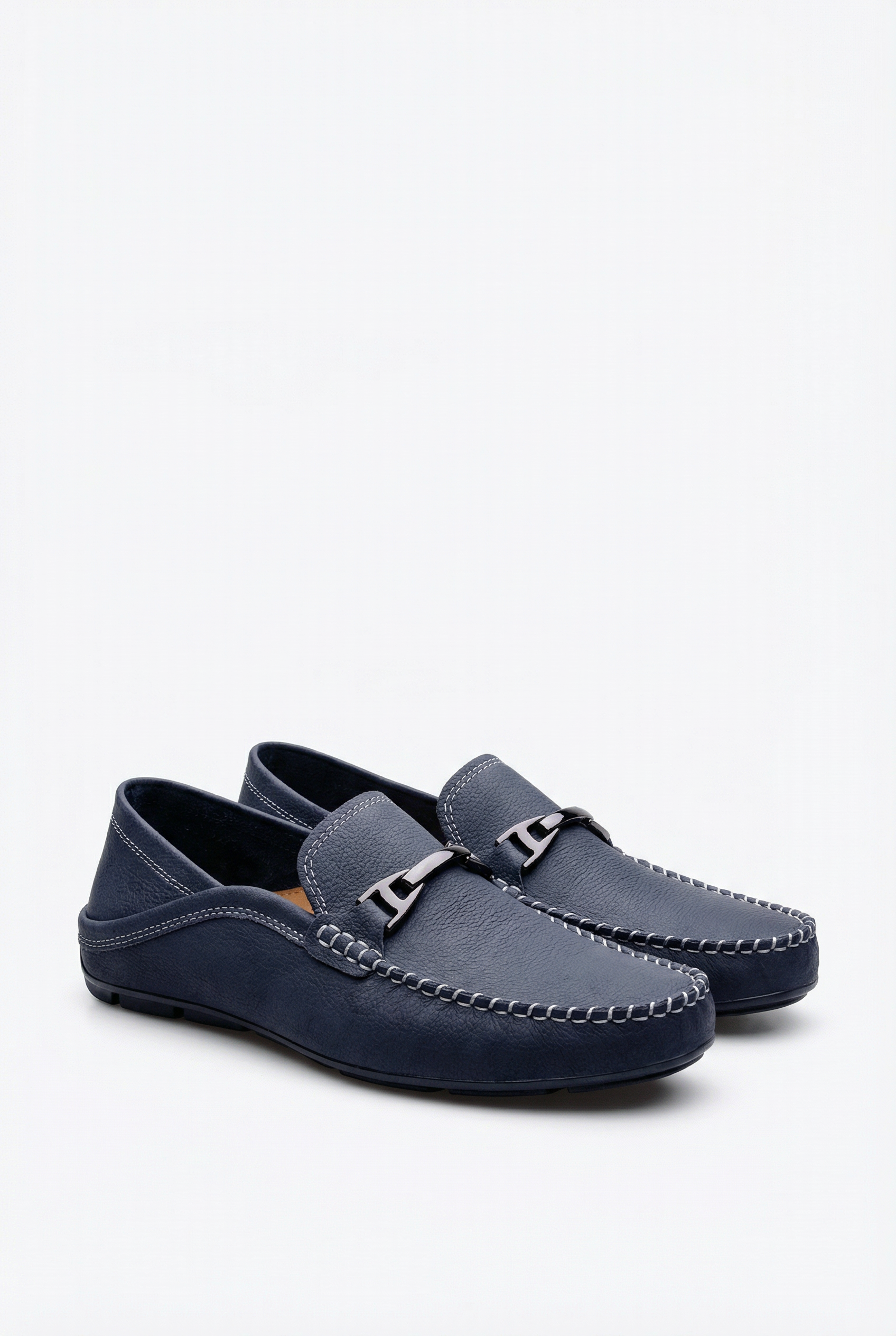 Ethan | Casual Black Leather Loafers for Women