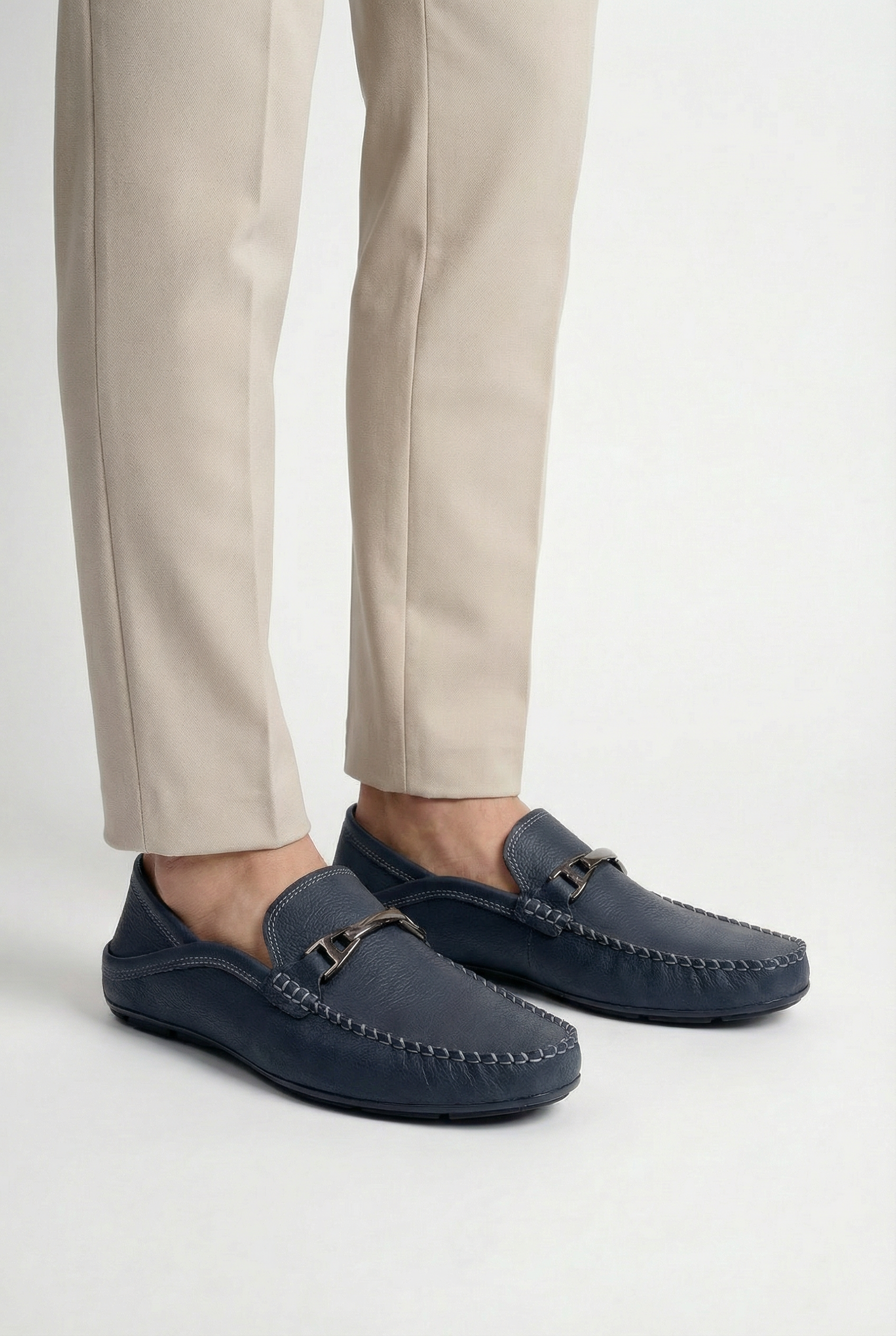 Ethan | Casual Black Leather Loafers for Women