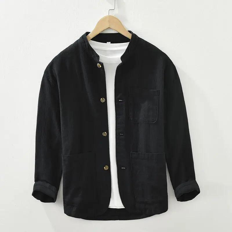 Ethan | Casual Long Sleeve Shirt Jacket for Men