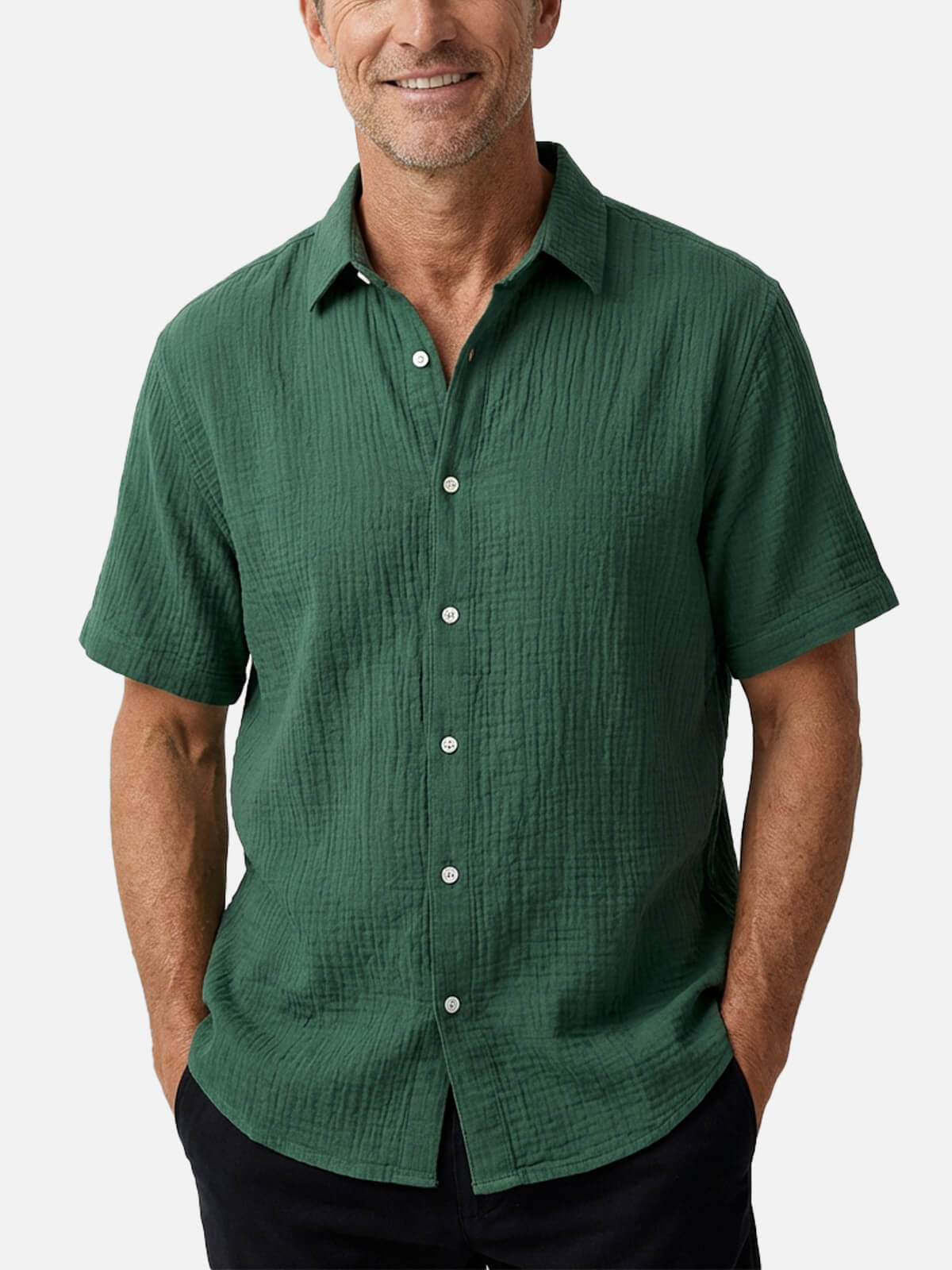 Ethan | Classic Lightweight Short Sleeve Men's Shirt