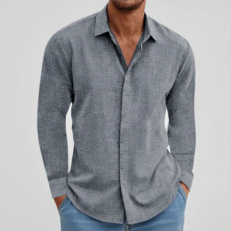 Ethan | Comfortable Casual Long Sleeve Men's Shirt