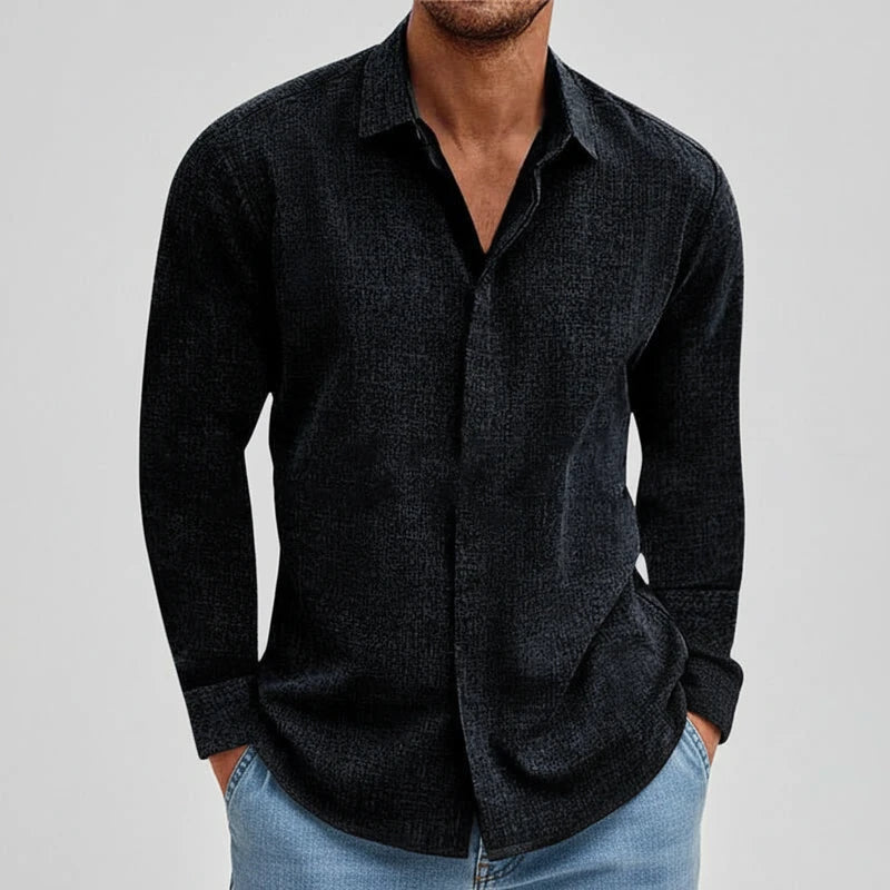 Ethan | Comfortable Casual Long Sleeve Men's Shirt