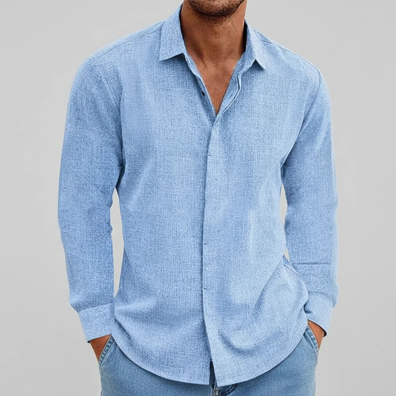 Ethan | Comfortable Casual Long Sleeve Men's Shirt