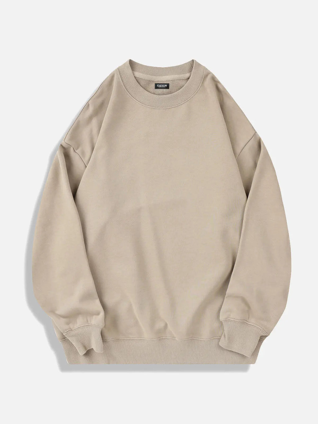Mens oversized hoodie front view, cozy relaxed pullover sweatshirt