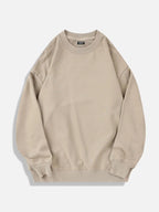Mens oversized hoodie front view, cozy relaxed pullover sweatshirt