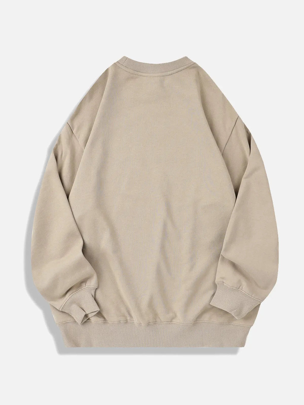 Mens relaxed pullover hoodie styled with jeans