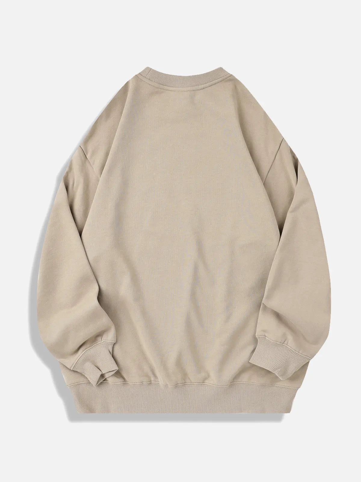 Mens relaxed pullover hoodie styled with jeans