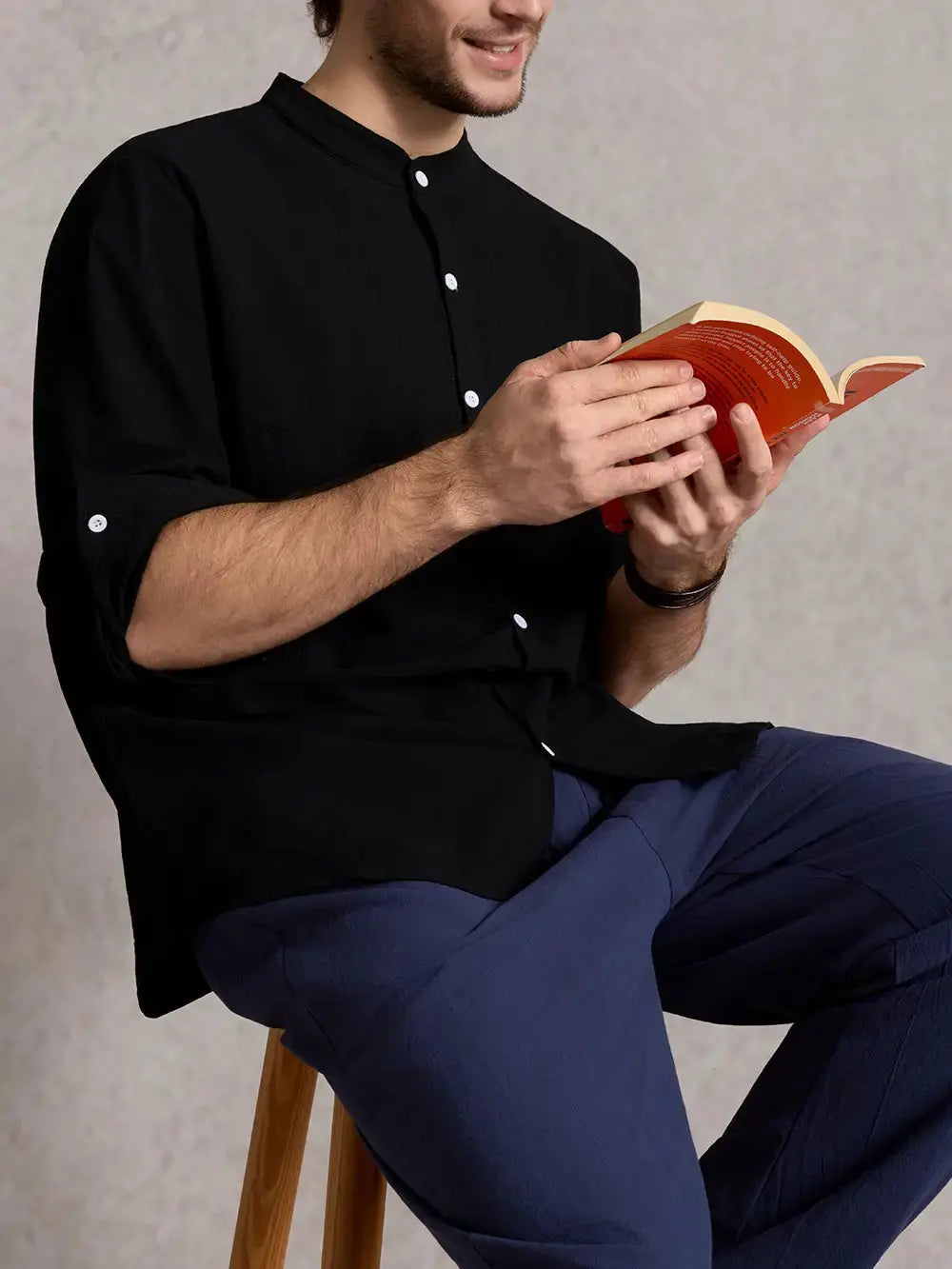 Ethan | Lightweight Breathable Linen Blend Men's Shirt