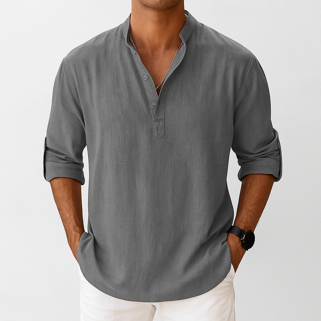 Ethan | Lightweight Breathable Men's Popover Shirt
