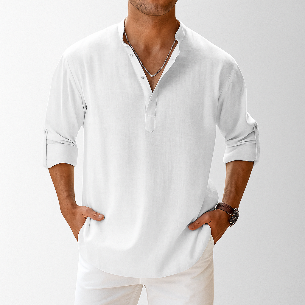 Ethan | Lightweight Breathable Men's Popover Shirt