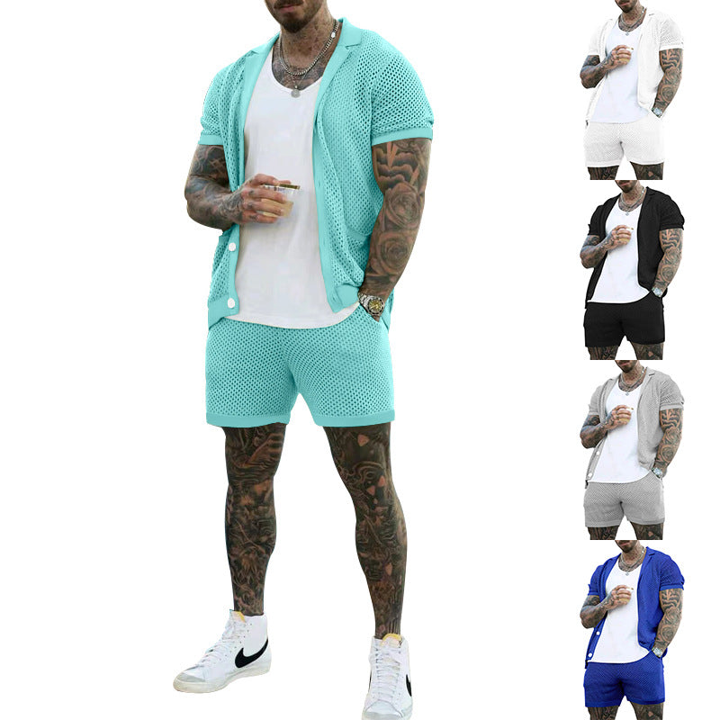 Ethan | Lightweight Breathable Summer Shirt and Shorts Set