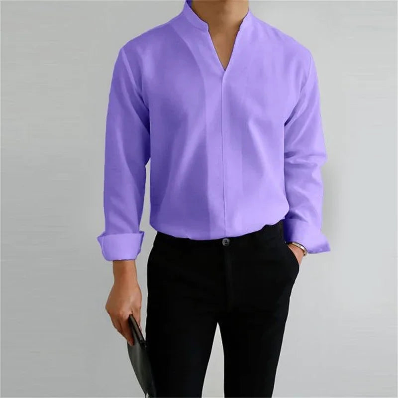 Ethan | Modern Casual Long Sleeve Men's Shirt