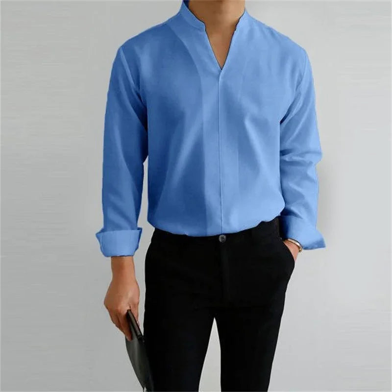 Ethan | Modern Casual Long Sleeve Men's Shirt