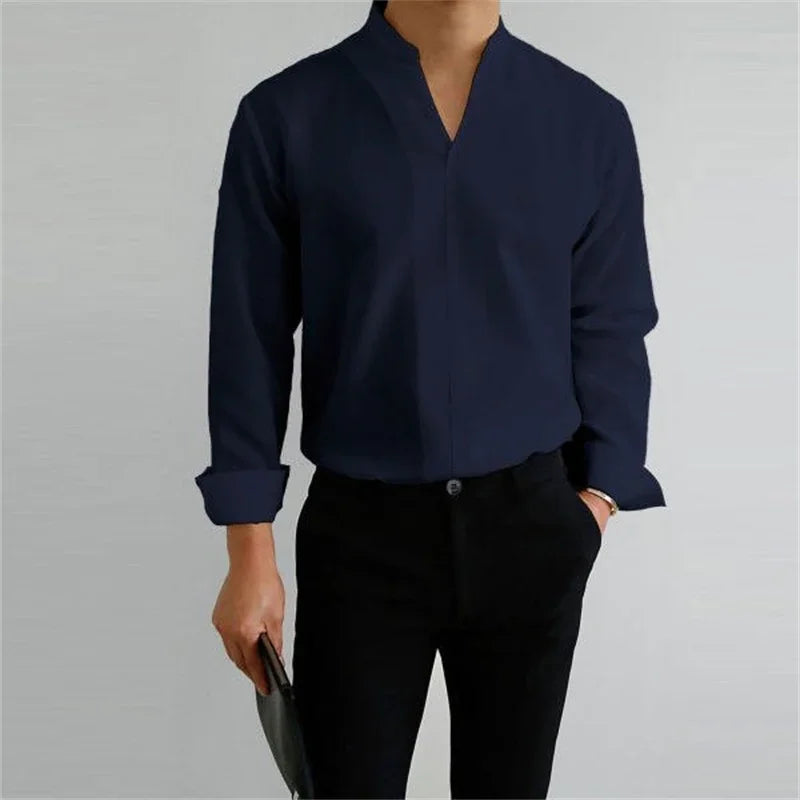 Ethan | Modern Casual Long Sleeve Men's Shirt
