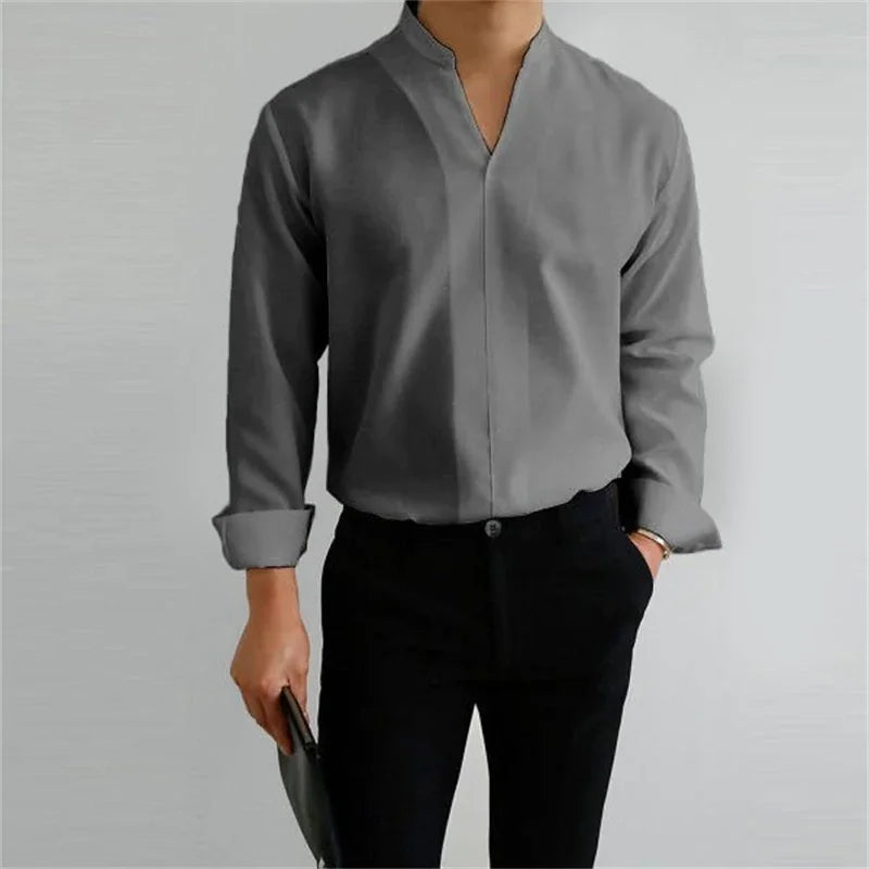 Ethan | Modern Casual Long Sleeve Men's Shirt