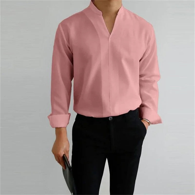Ethan | Modern Casual Long Sleeve Men's Shirt