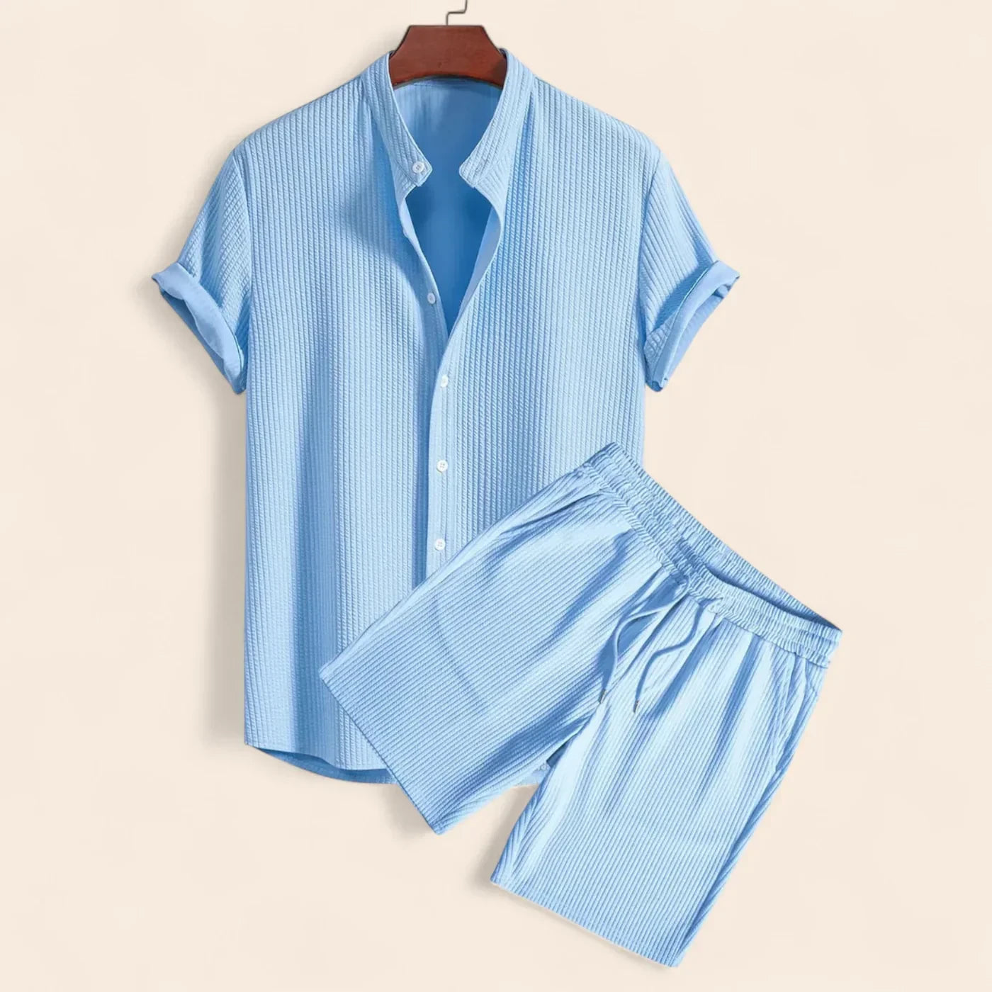 Ethan | Relaxed Fit Lightweight Linen Two Piece Set for Men