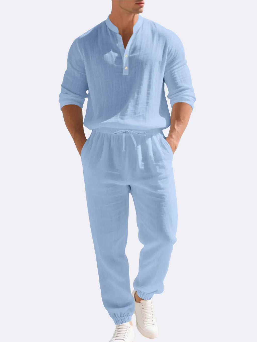 Ethan | Relaxed Lightweight Linen Set for Summer