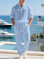 Ethan | Relaxed Lightweight Linen Set for Summer