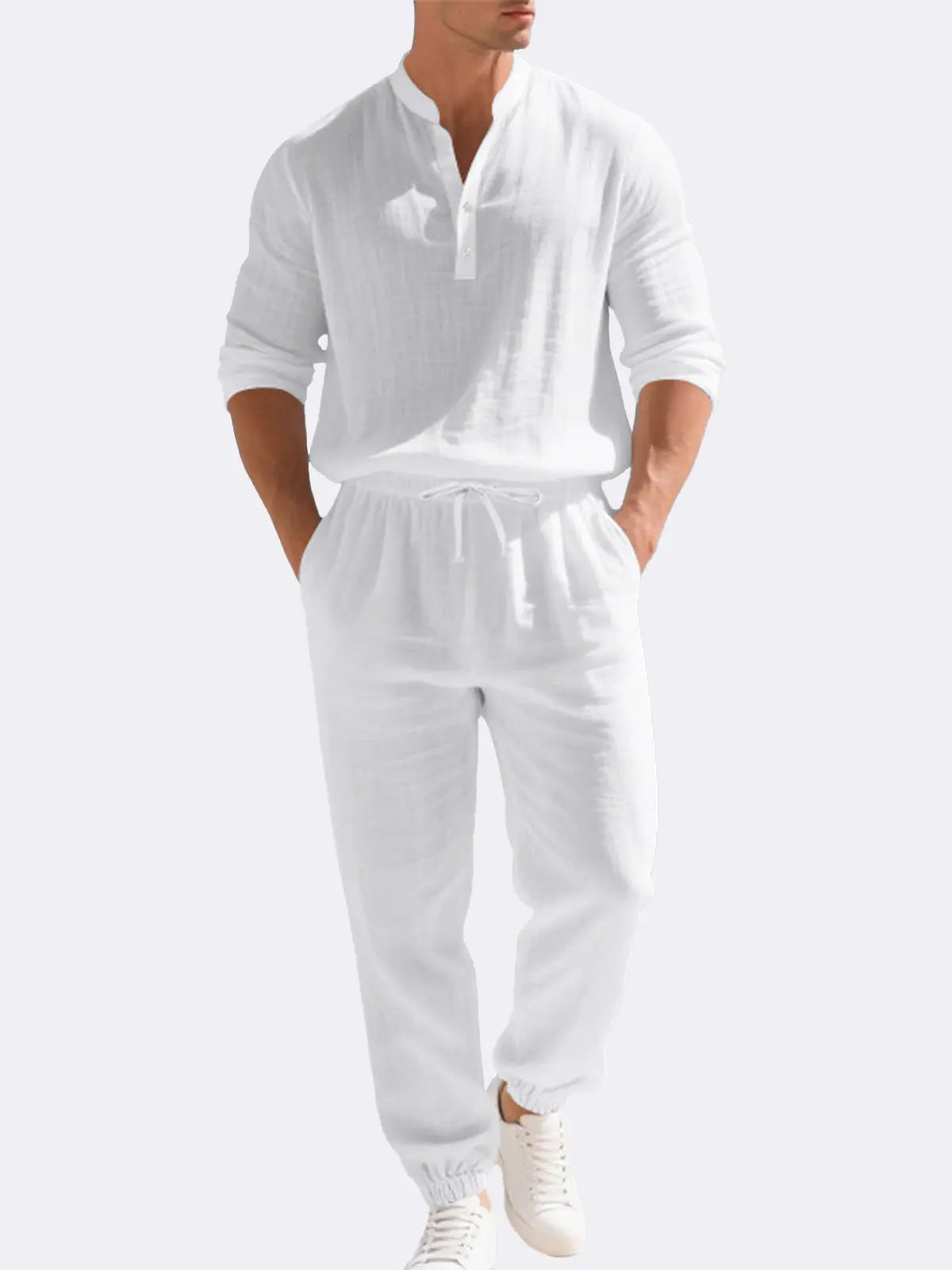 Ethan | Relaxed Lightweight Linen Set for Summer