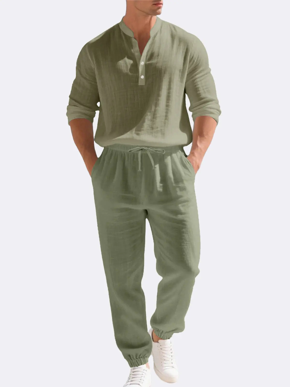 Ethan | Relaxed Lightweight Linen Set for Summer