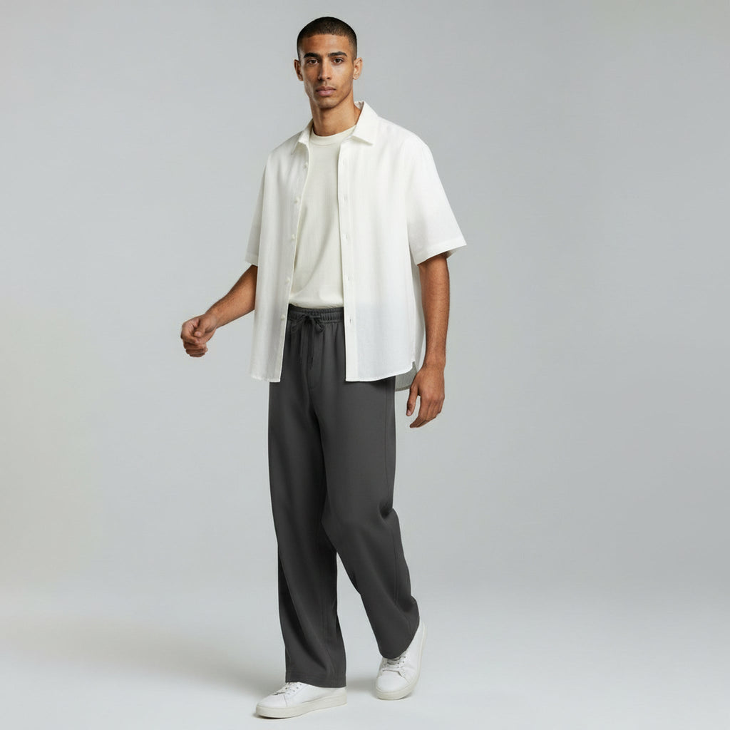 Ethan | Relaxed Wide-Leg Casual Trousers for Men