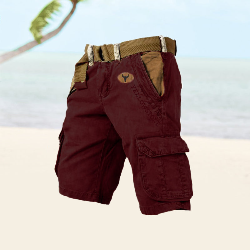 Rugged Lightweight Men's Cargo Shorts for Outdoor Comfort