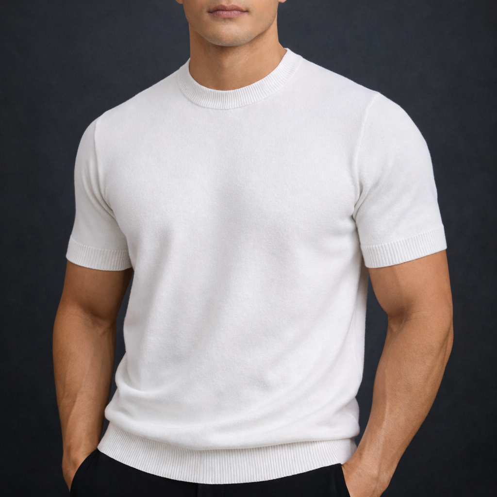 Ethan | Soft Classic Cashmere T-Shirt
