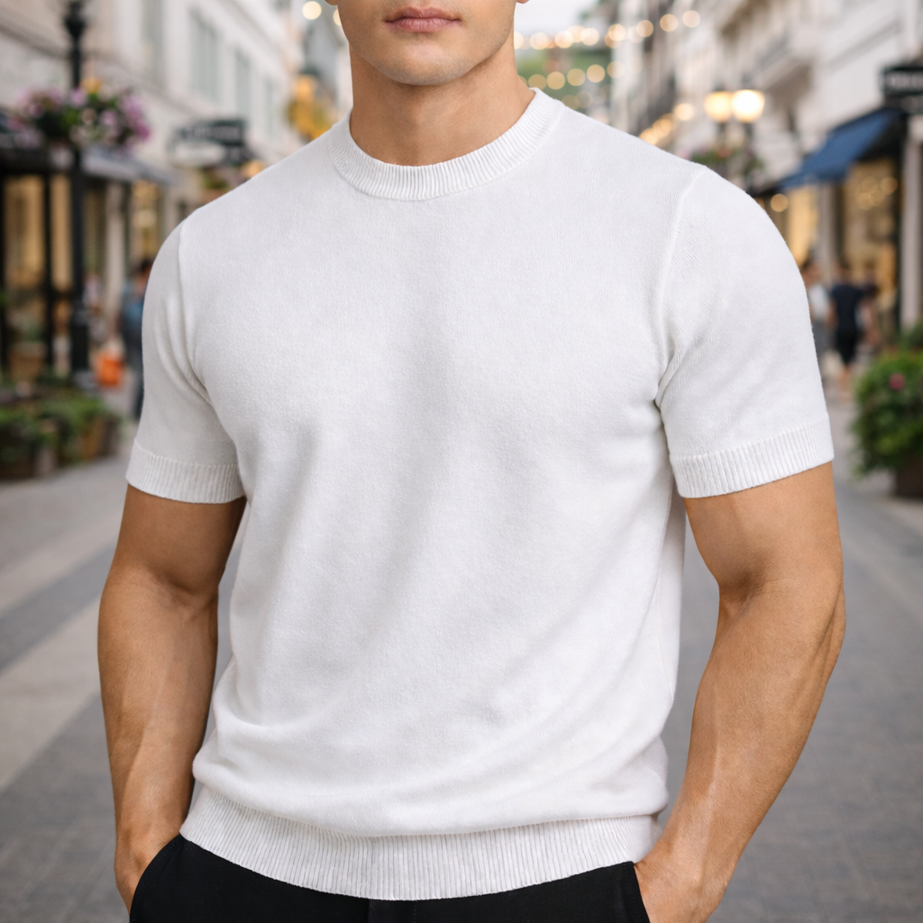 Ethan | Soft Classic Cashmere T-Shirt