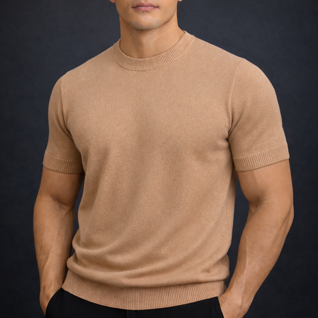 Ethan | Soft Classic Cashmere T-Shirt