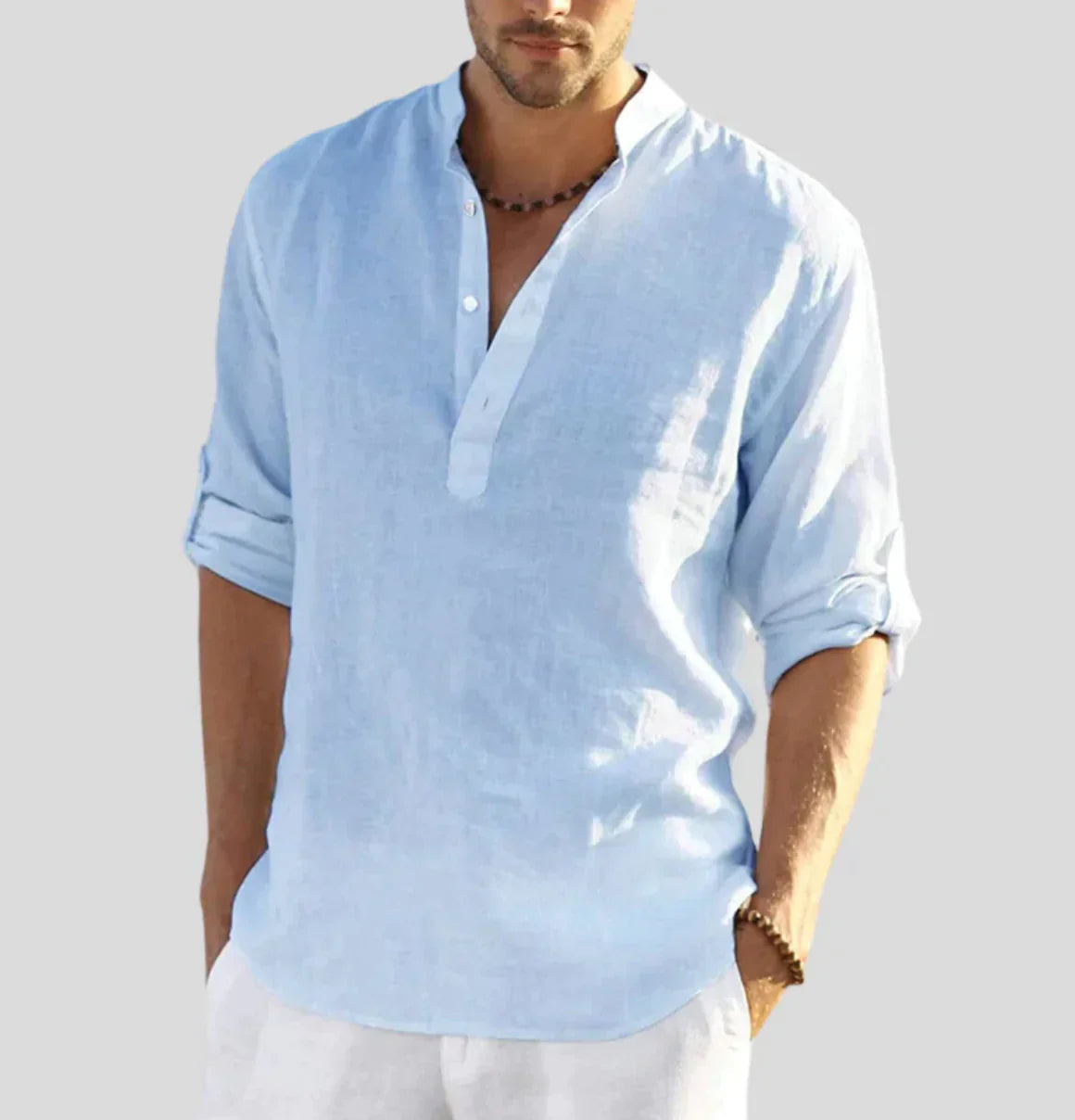 Ethan | Stylish Casual Long Sleeve Men's Shirt