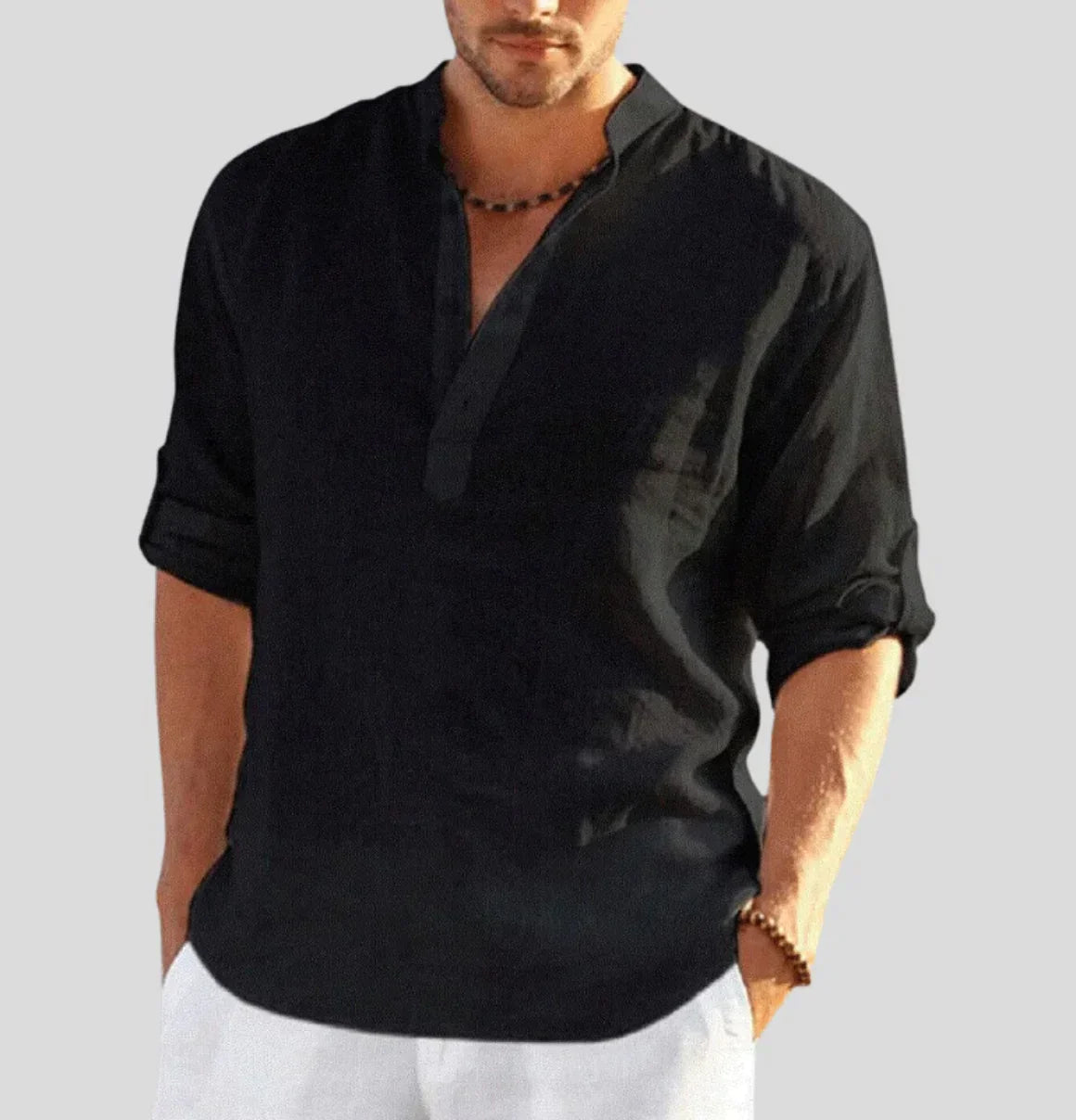 Ethan | Stylish Casual Long Sleeve Men's Shirt
