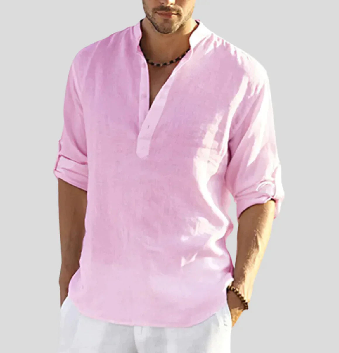 Ethan | Stylish Casual Long Sleeve Men's Shirt