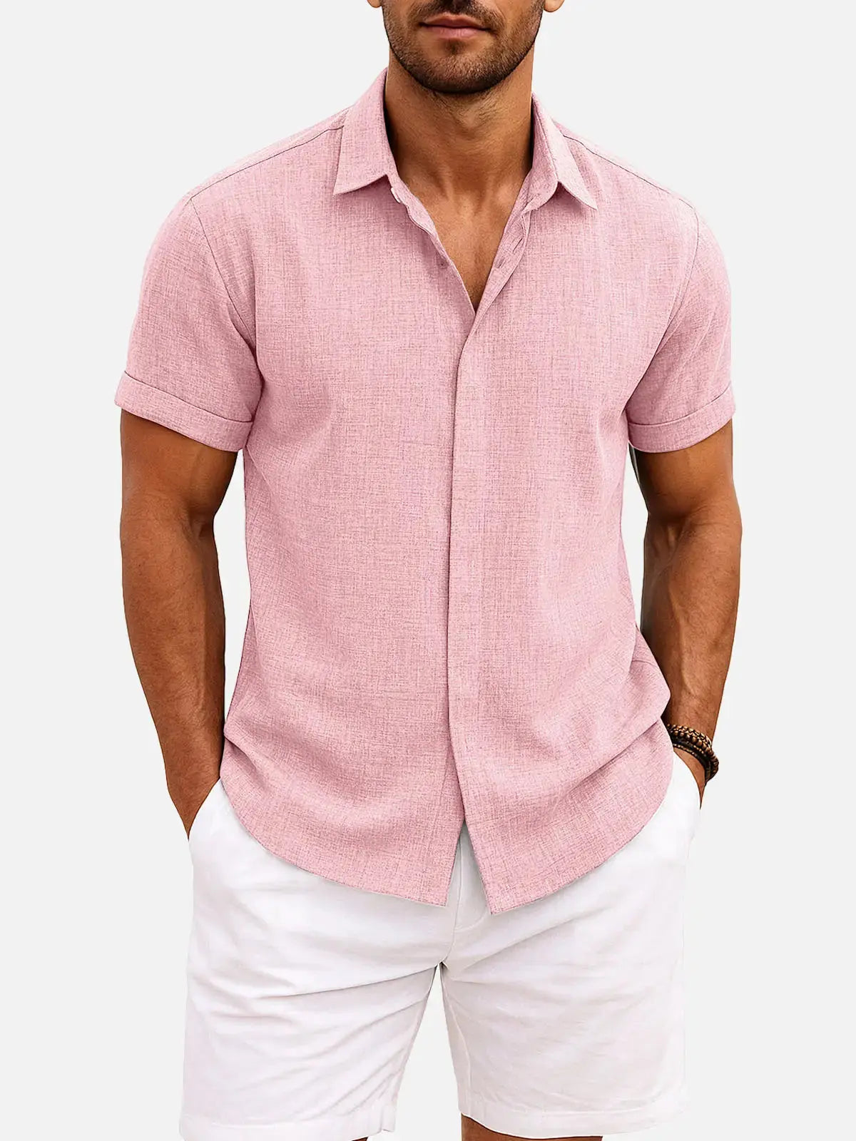 Ethan | Stylish Casual Short Sleeve Men's Shirt