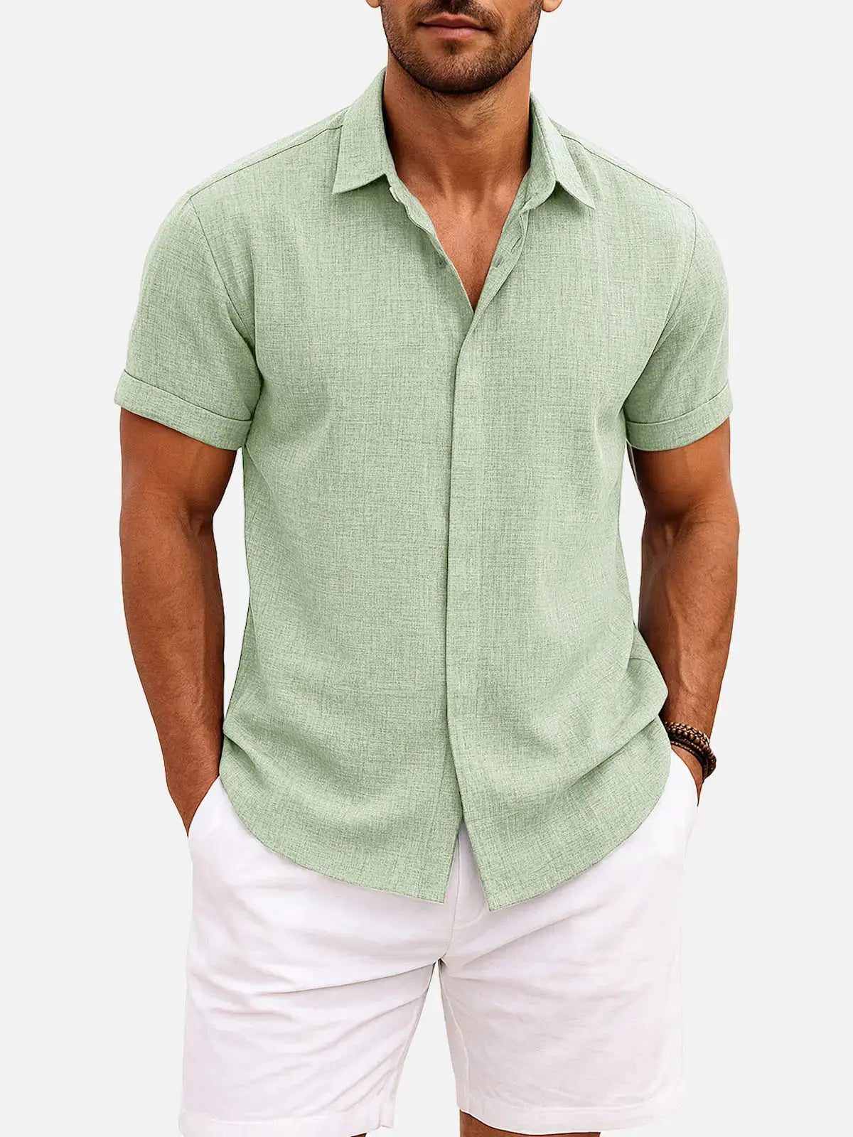 Ethan | Stylish Casual Short Sleeve Men's Shirt