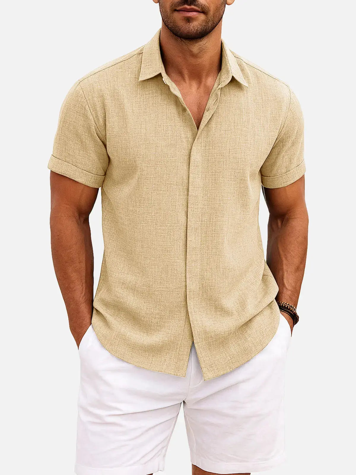 Ethan | Stylish Casual Short Sleeve Men's Shirt