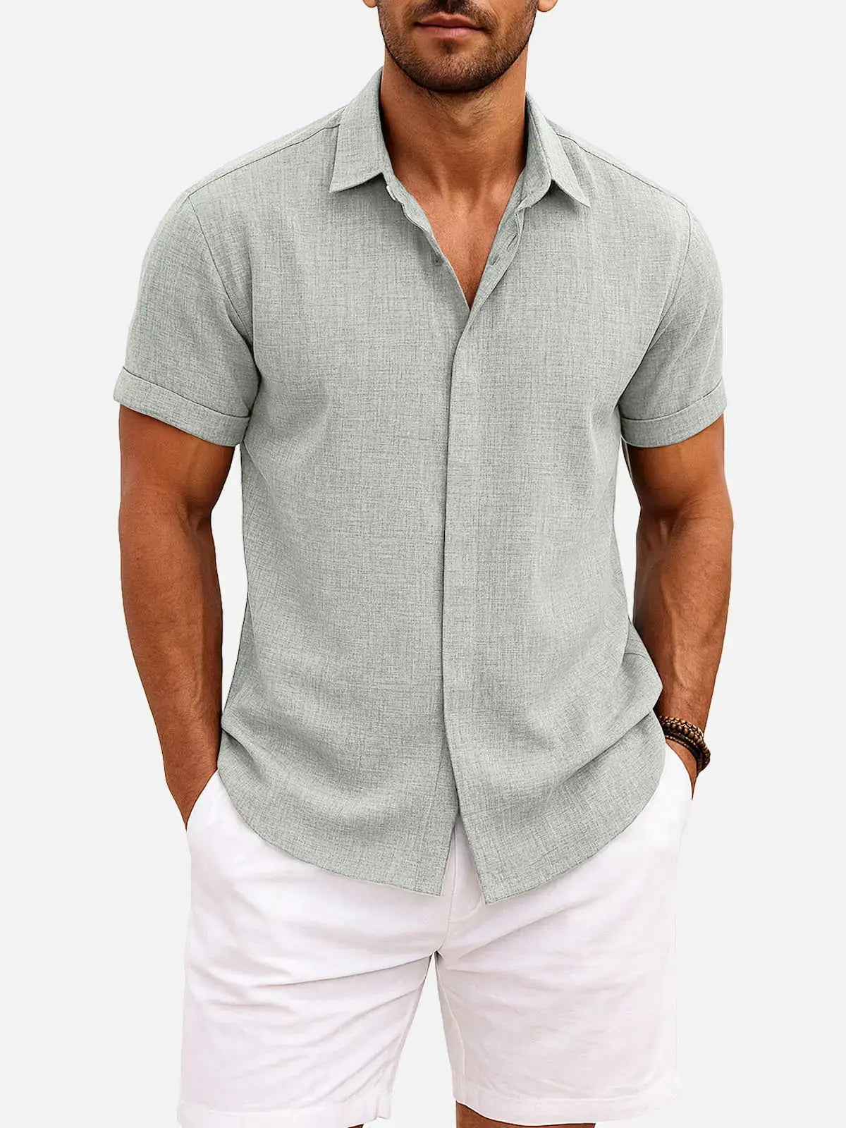 Ethan | Stylish Casual Short Sleeve Men's Shirt