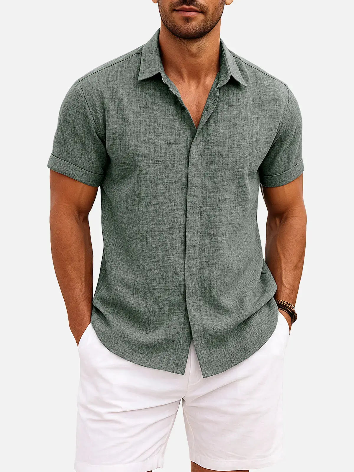 Ethan | Stylish Casual Short Sleeve Men's Shirt