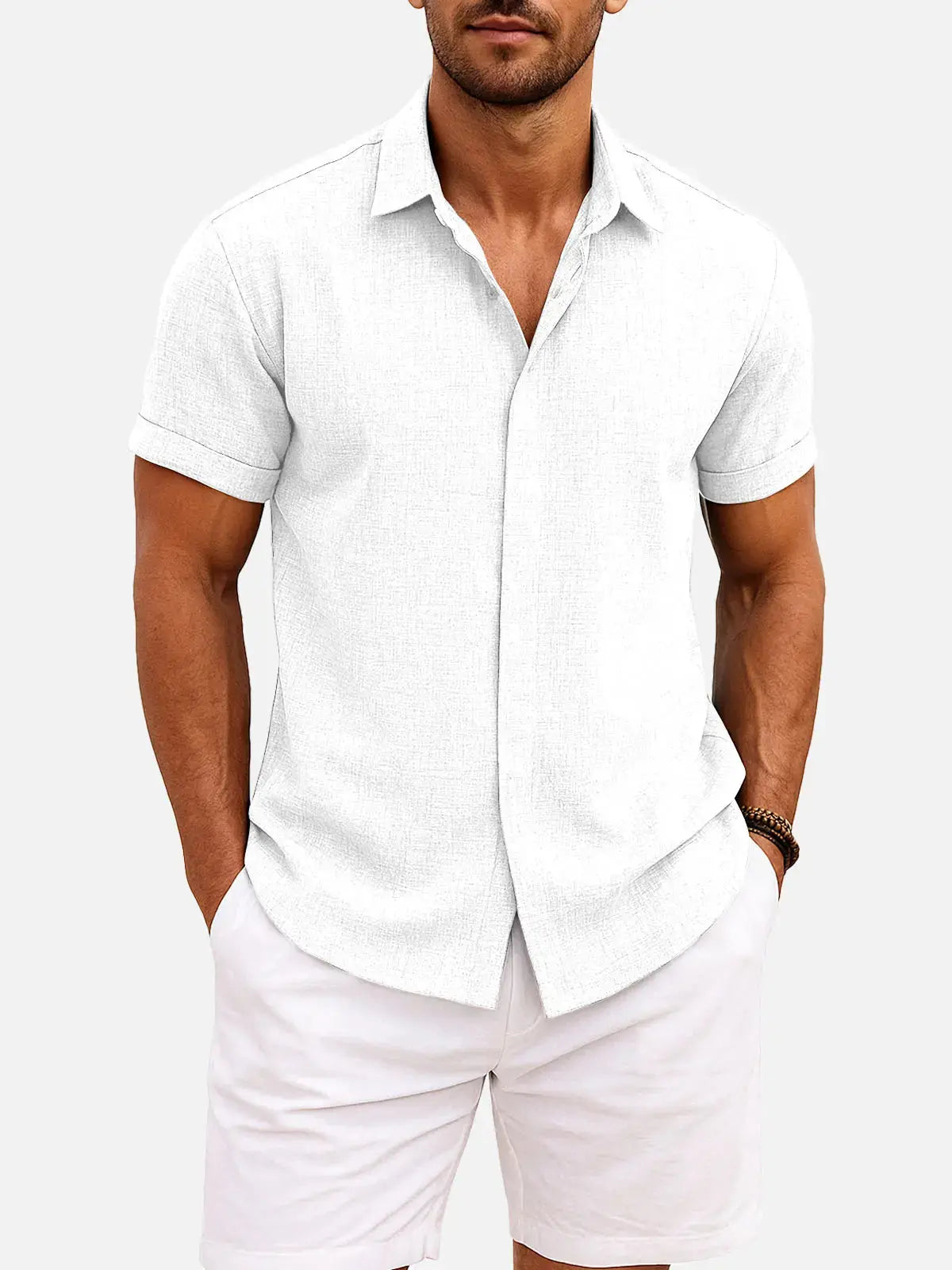 Ethan | Stylish Casual Short Sleeve Men's Shirt