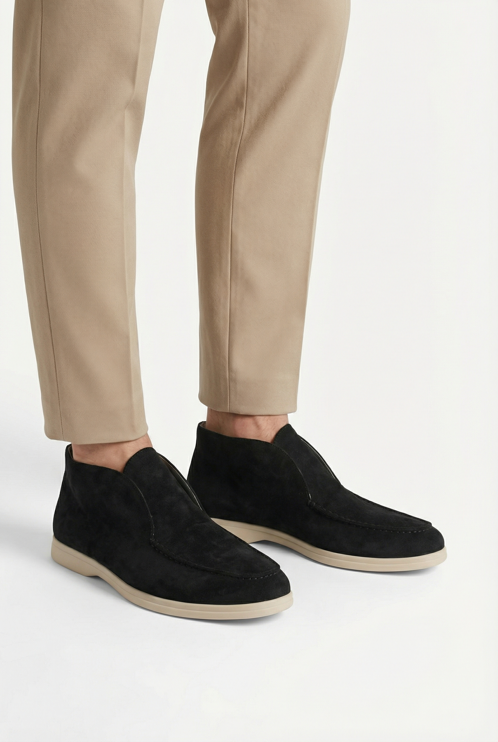 Ethan | Stylish Elegant Mens Loafers in Soft Suede
