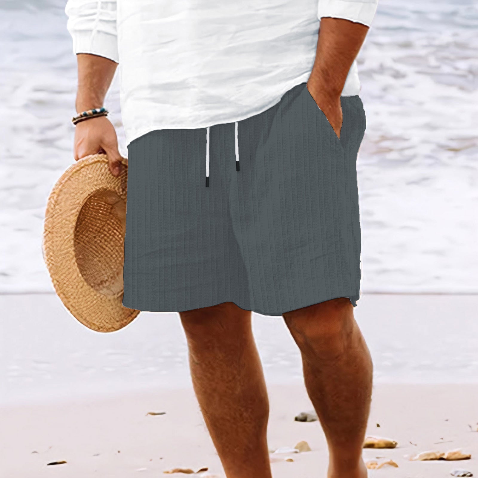 Ethan | Stylish Lightweight Striped Men's Shorts