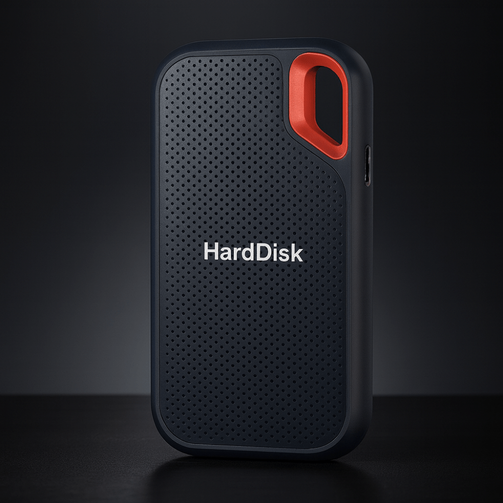 Portable External SSD Hard Drive for Fast File Storage