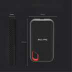 Portable External SSD Hard Drive for Fast File Storage