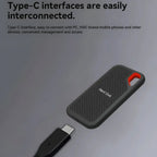 USB-C Portable SSD External Hard Drive