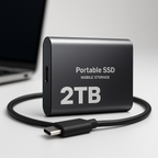 2TB USB-C Portable SSD External Hard Drive