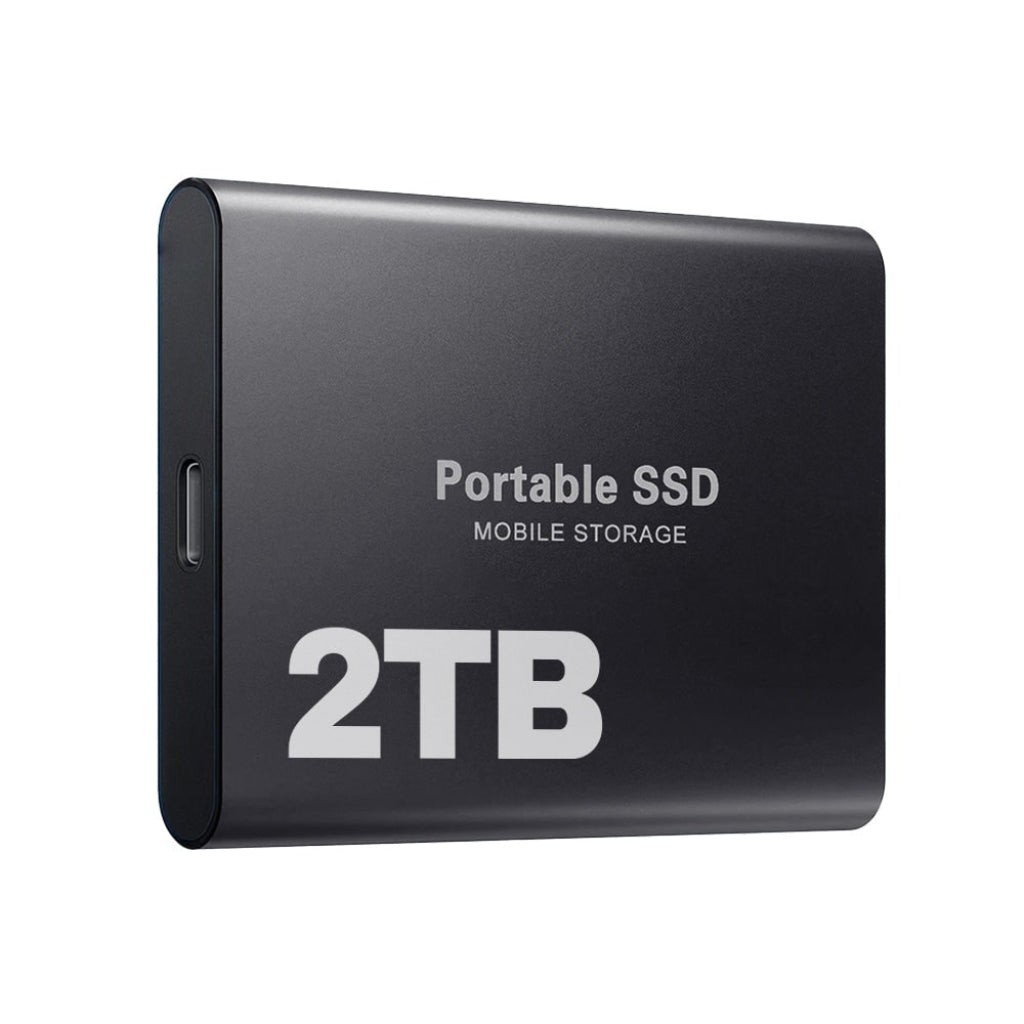 2TB USB-C Portable SSD External Hard Drive