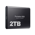 2TB USB-C Portable SSD External Hard Drive