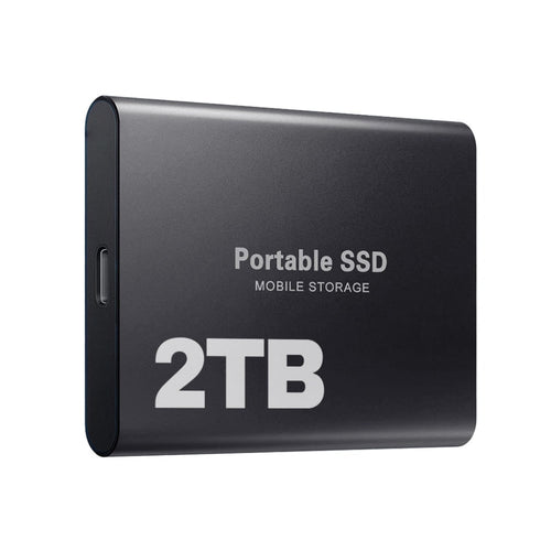 2TB USB-C Portable SSD External Hard Drive