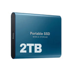 2TB USB-C Portable SSD External Hard Drive